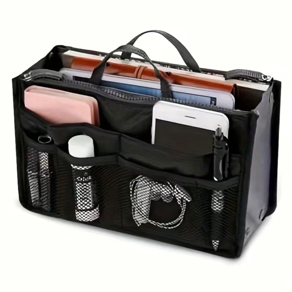 Bag Organizer Insert, Travel Storage, Makeup Multi Pocket Multifunction 🆕 - Picture 13 of 14